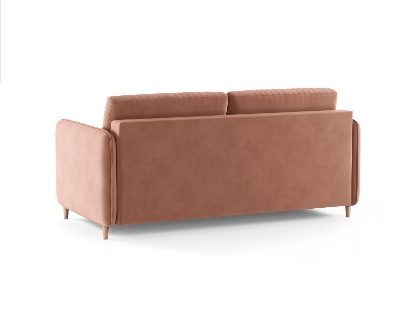 Velvet Sofa With Bed Function, "Simo", 3 Seats, 184x102x95