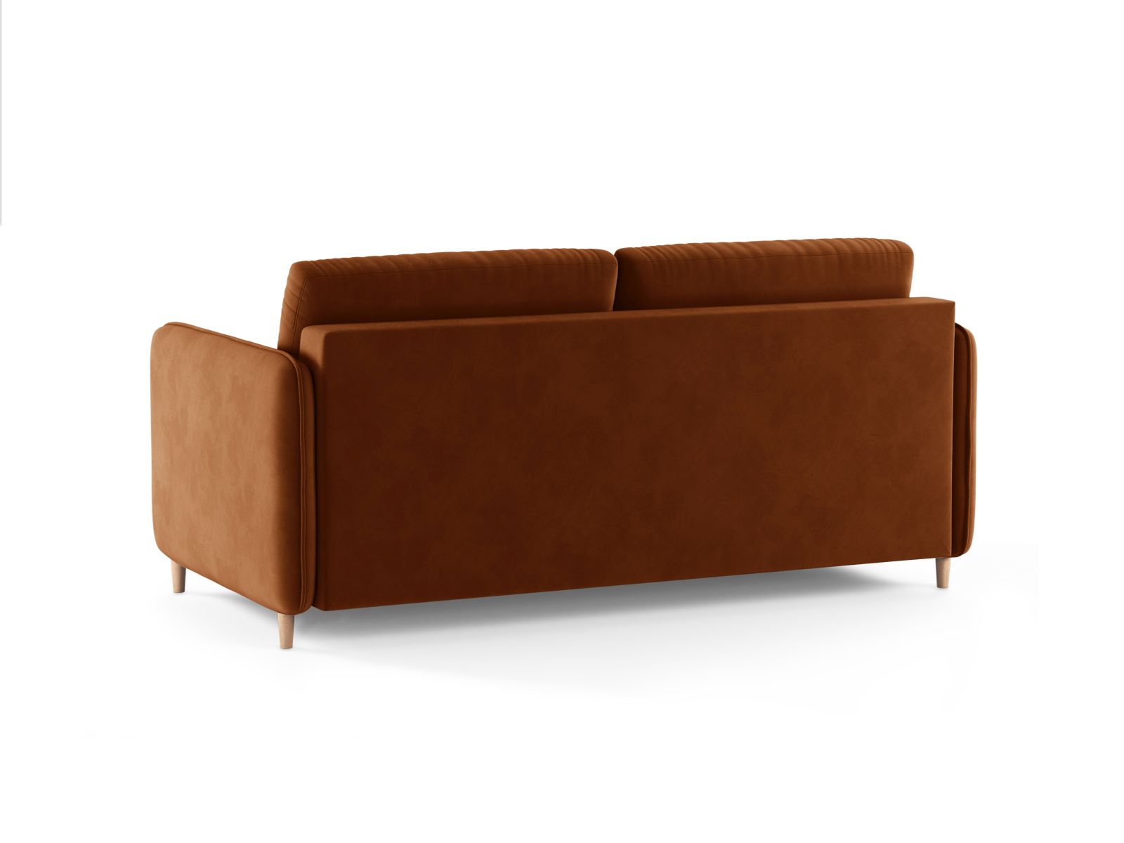 Velvet Sofa With Bed Function, "Simo", 3 Seats, 184x102x95