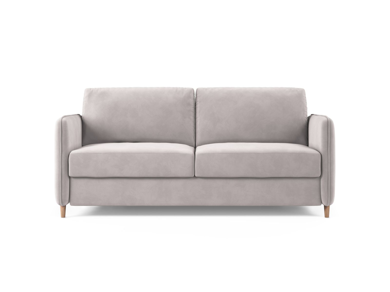 Velvet Sofa With Bed Function, "Simo", 3 Seats, 184x102x95