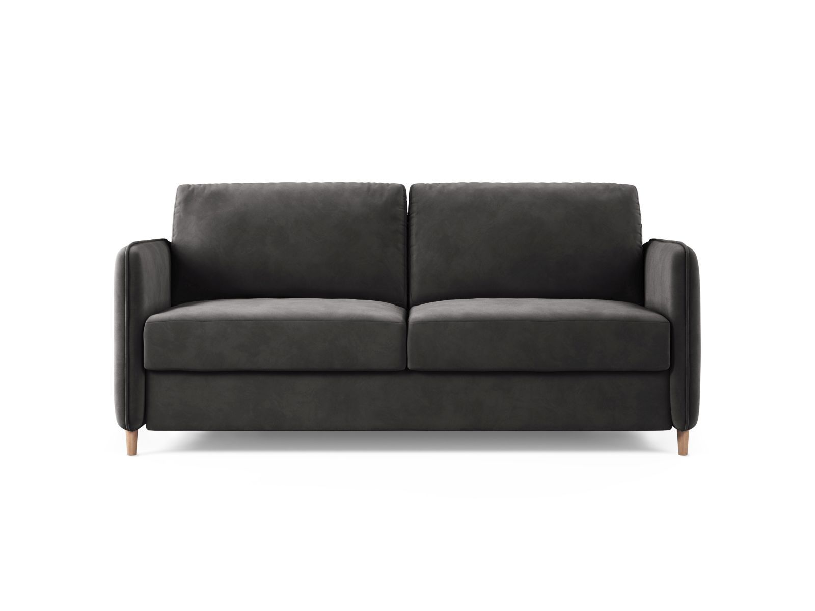 Velvet Sofa With Bed Function, "Simo", 3 Seats, 184x102x95