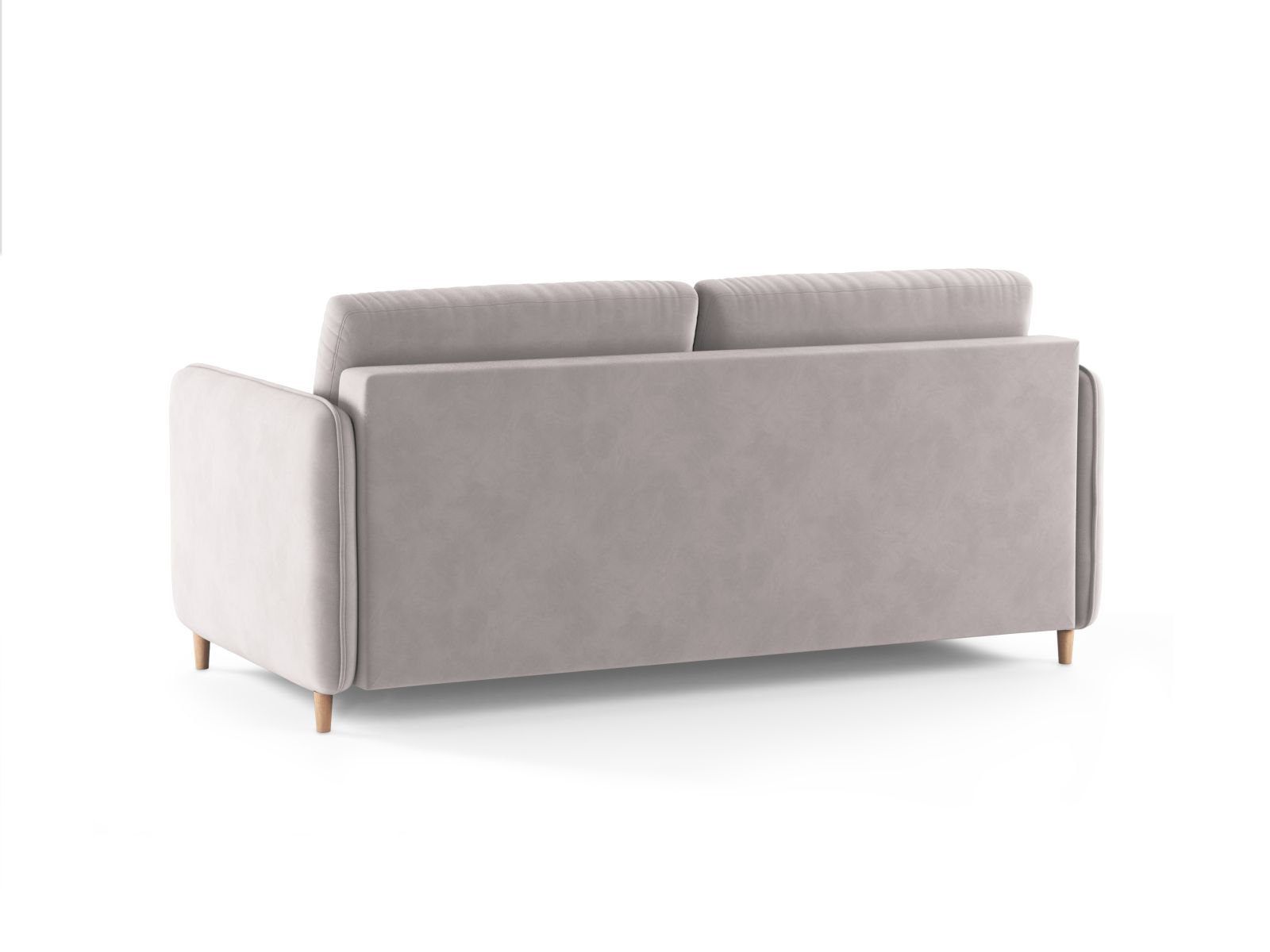 Velvet Sofa With Bed Function, "Simo", 3 Seats, 184x102x95