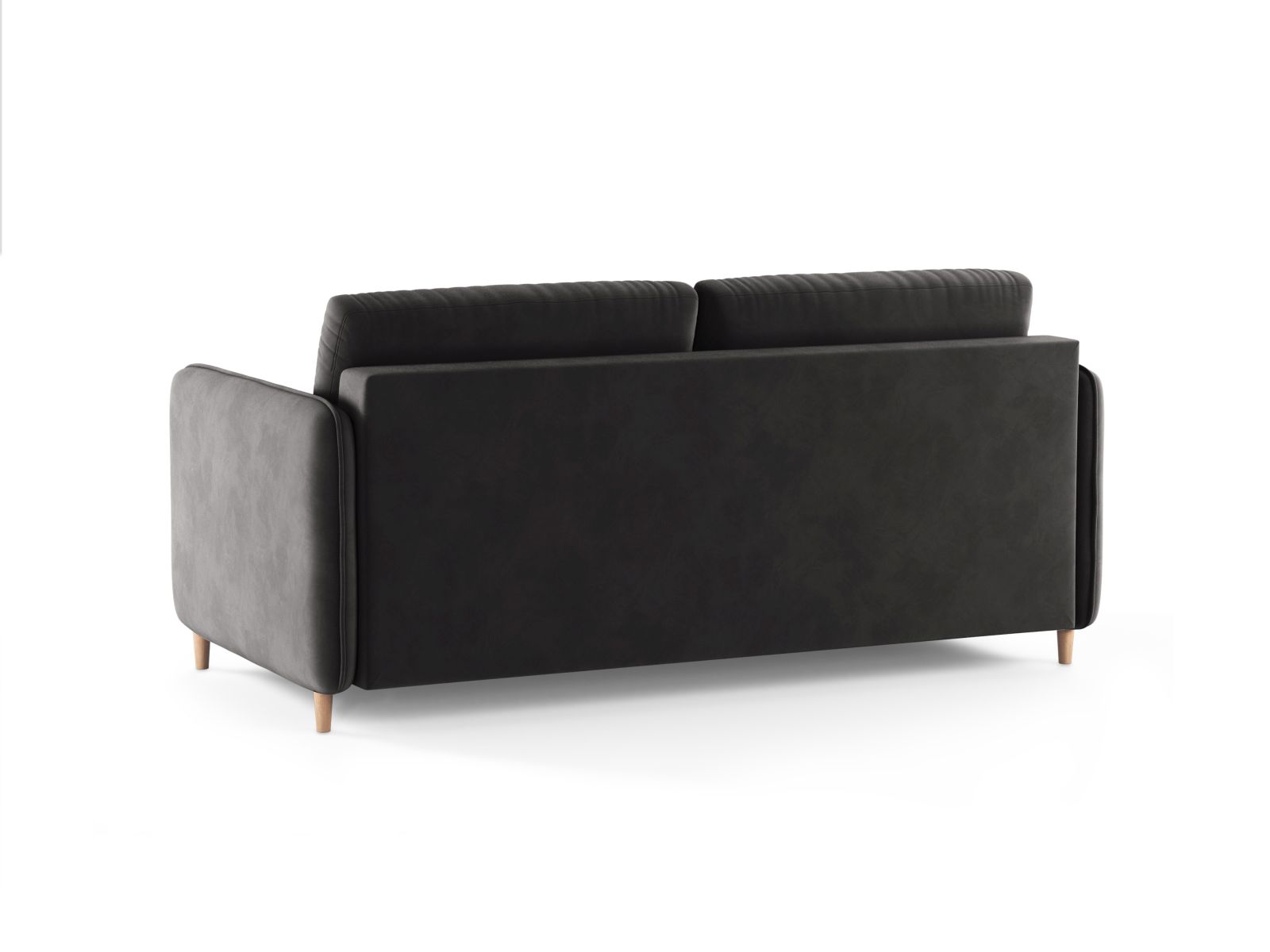 Velvet Sofa With Bed Function, "Simo", 3 Seats, 184x102x95