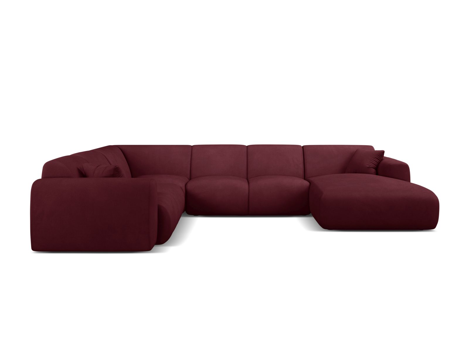 Modular Panoramic Left Corner Sofa, "Molino", 6 Seats, 326x252x72