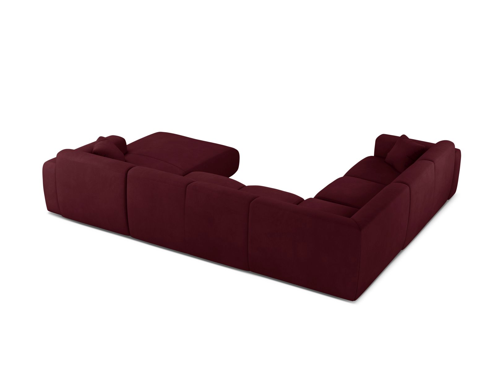 Modular Panoramic Left Corner Sofa, "Molino", 6 Seats, 326x252x72