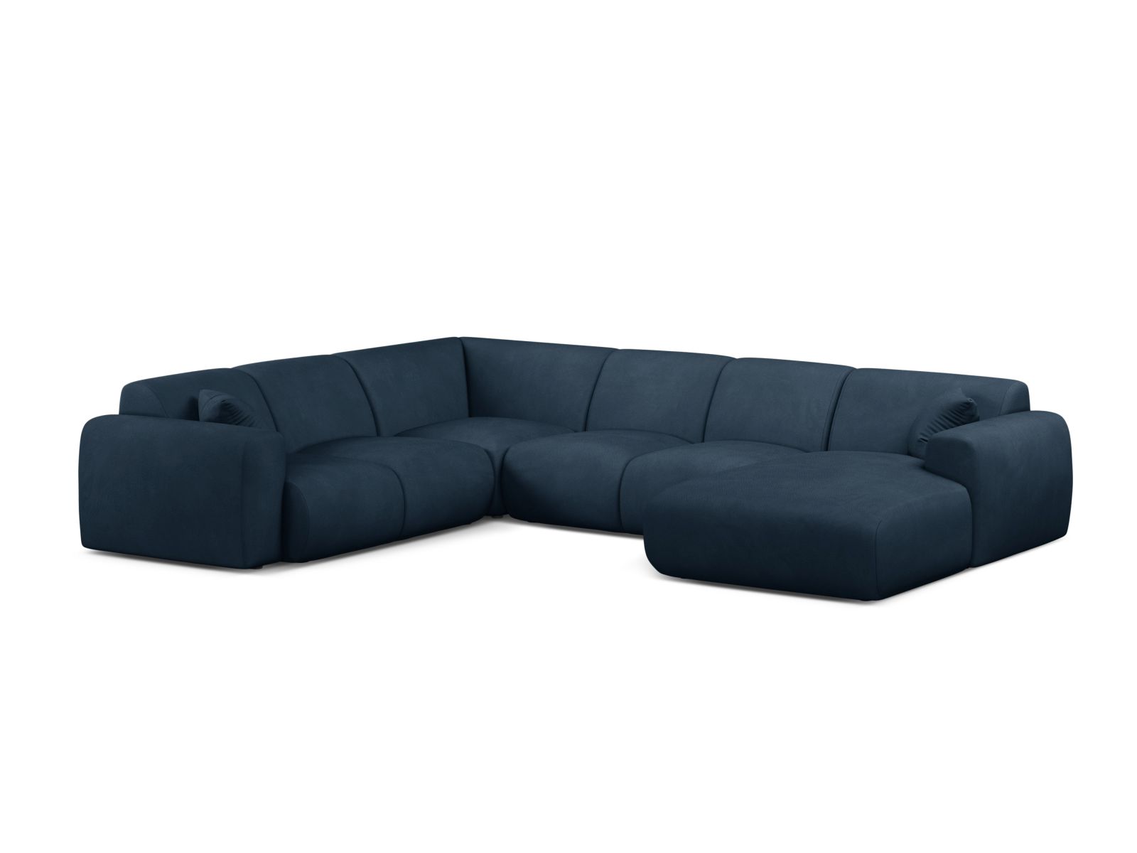 Modular Panoramic Left Corner Sofa, "Molino", 6 Seats, 326x252x72