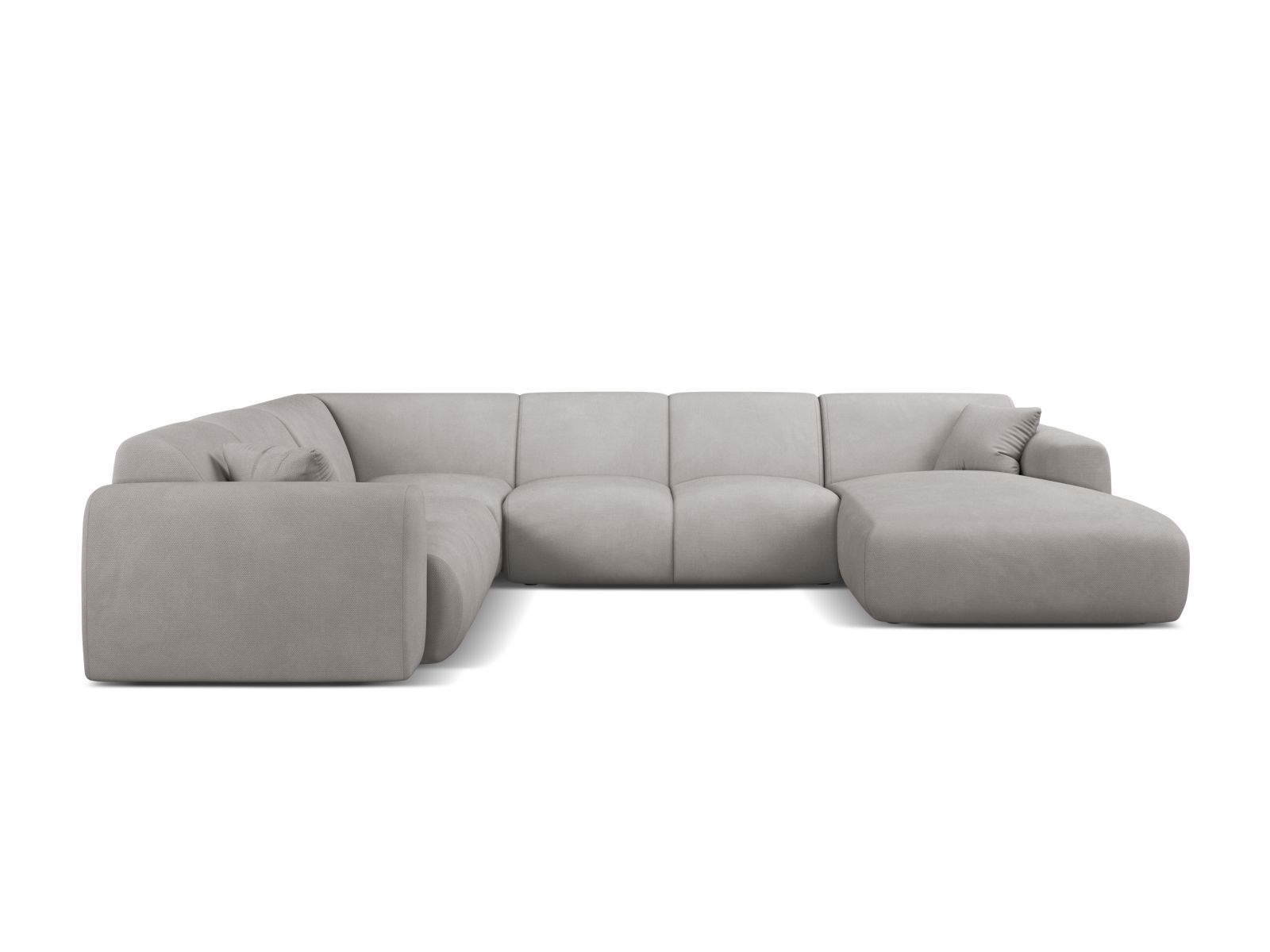 Modular Panoramic Left Corner Sofa, "Molino", 6 Seats, 326x252x72