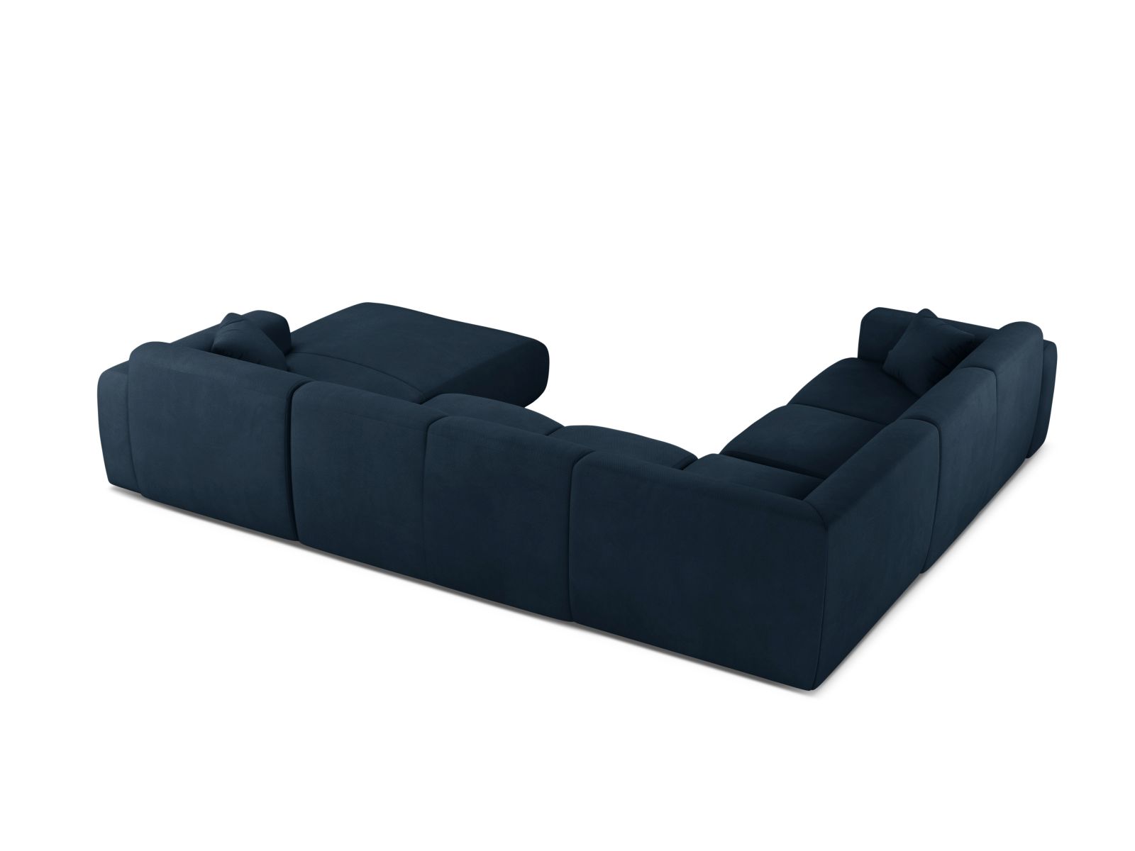 Modular Panoramic Left Corner Sofa, "Molino", 6 Seats, 326x252x72