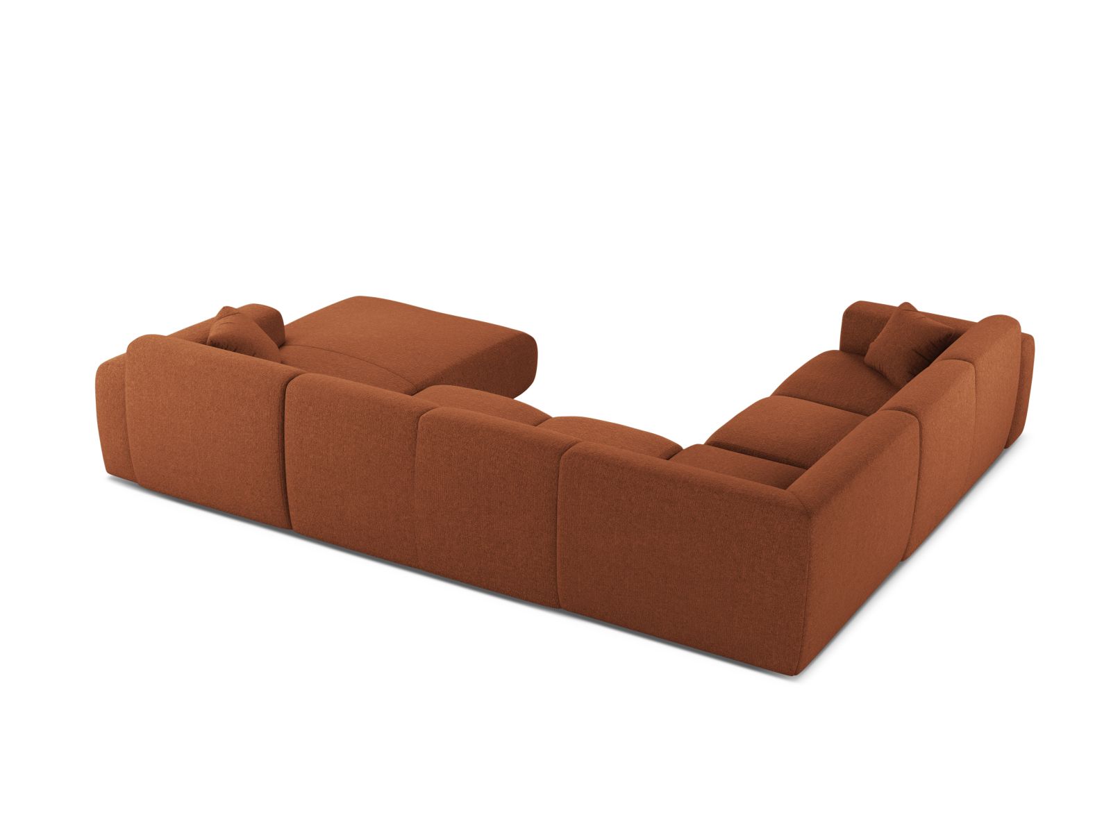 Modular Panoramic Left Corner Sofa, "Molino", 6 Seats, 326x252x72