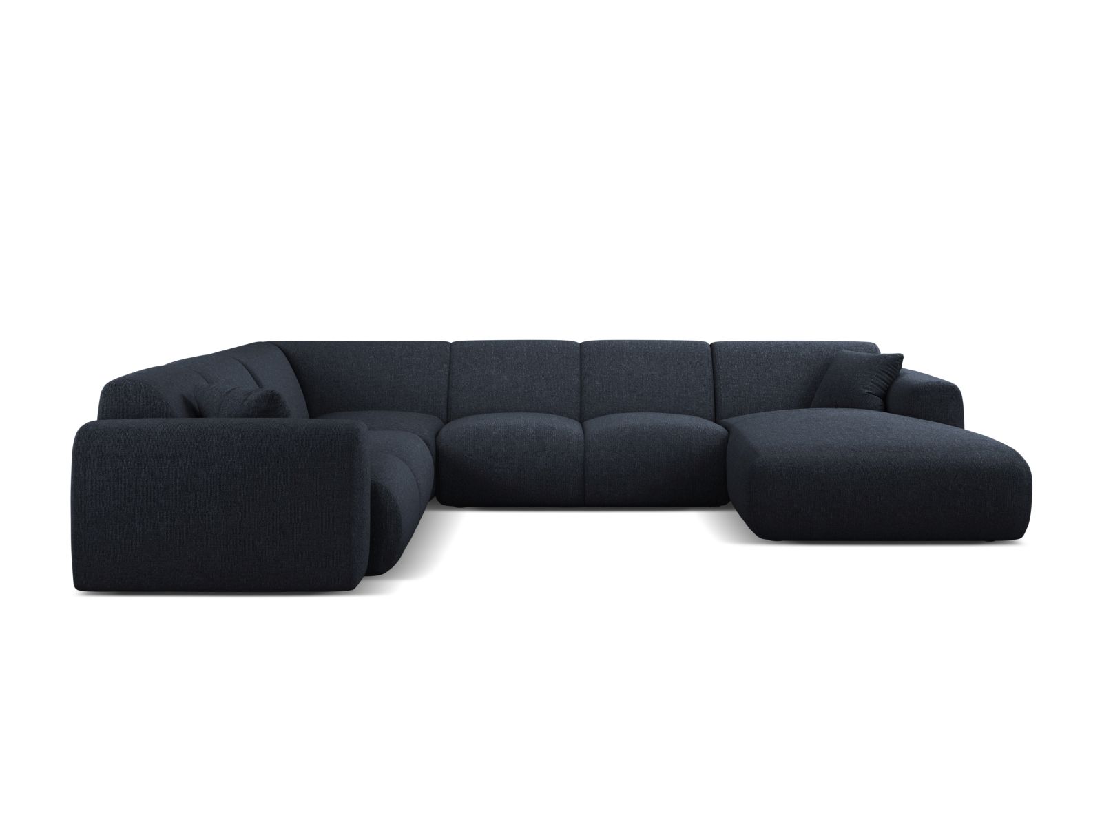 Modular Panoramic Left Corner Sofa, "Molino", 6 Seats, 326x252x72