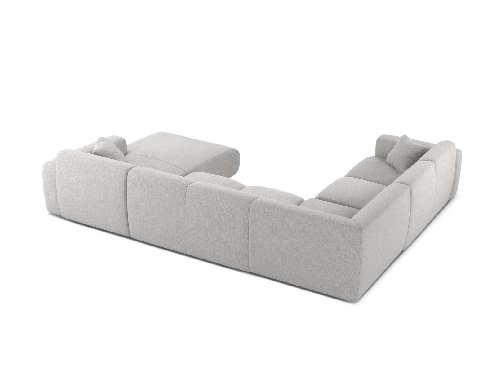 Modular Panoramic Left Corner Sofa, "Molino", 6 Seats, 326x252x72