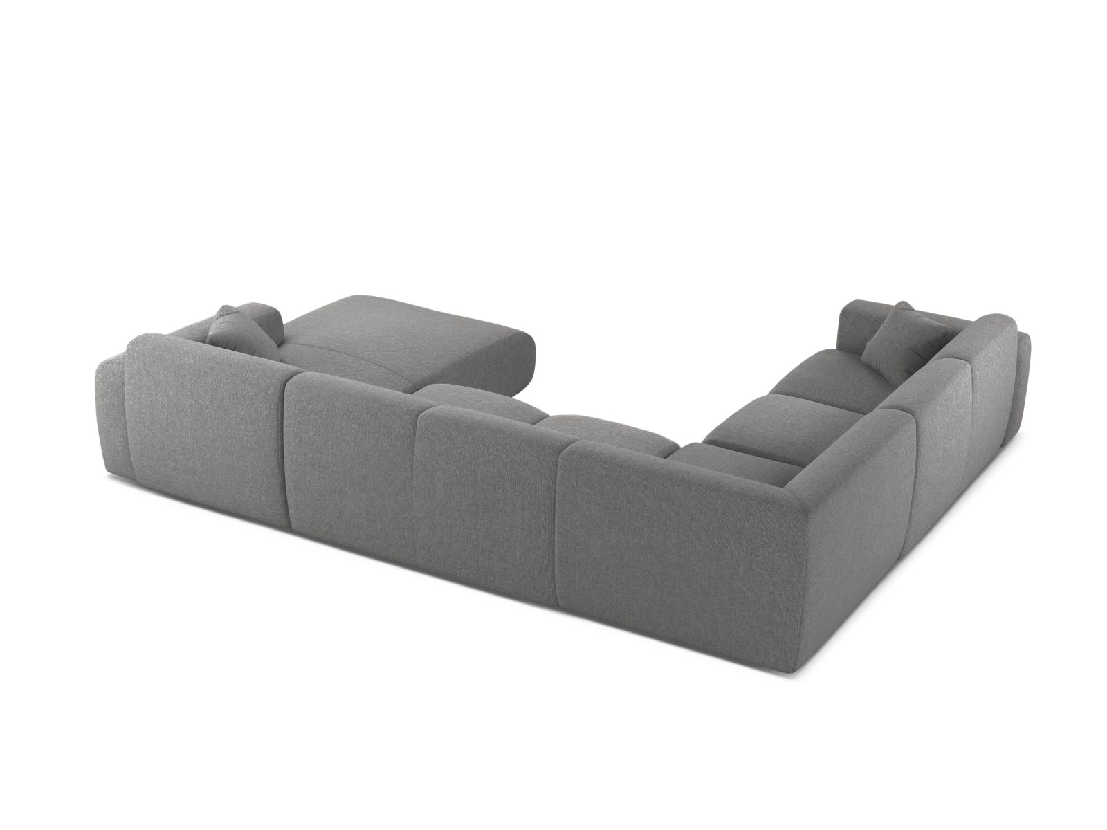 Modular Panoramic Left Corner Sofa, "Molino", 6 Seats, 326x252x72