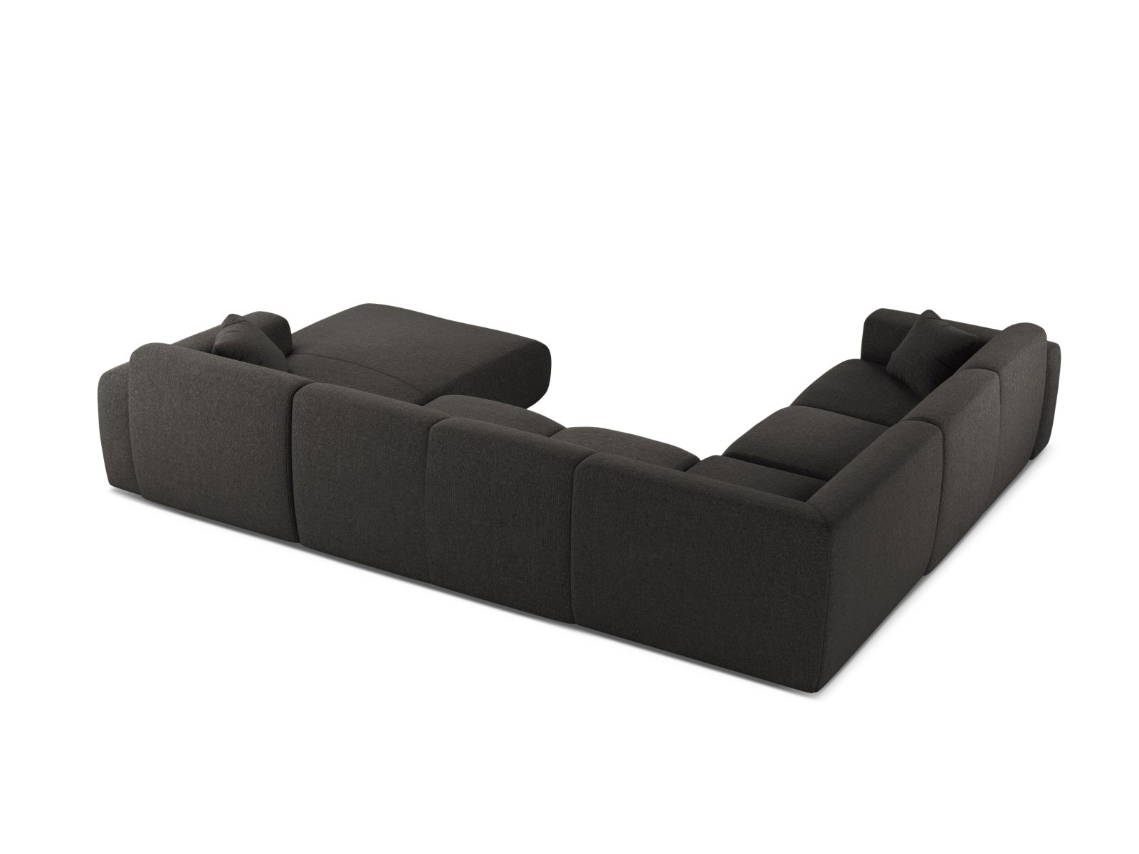 Modular Panoramic Left Corner Sofa, "Molino", 6 Seats, 326x252x72