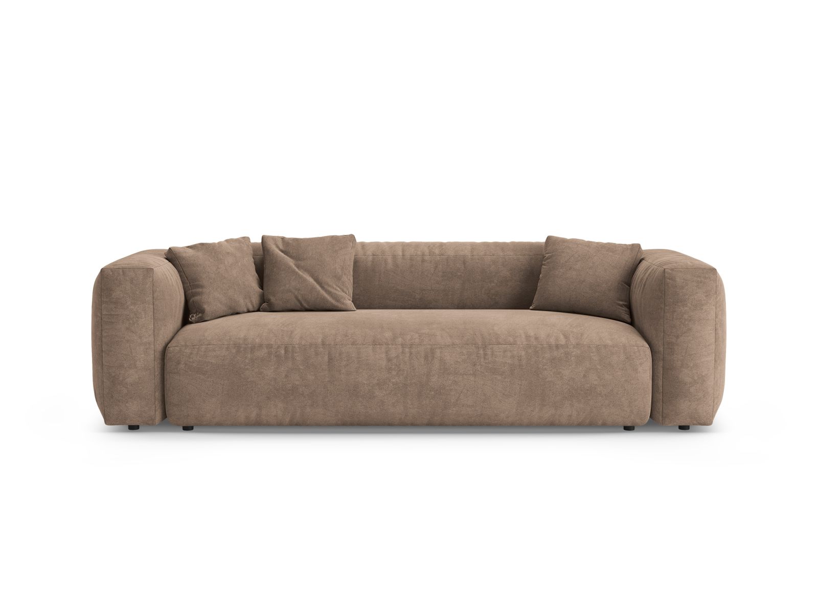 Velvet Sofa With Bed Function, "Martina", 3 Seats, 264x106x75
