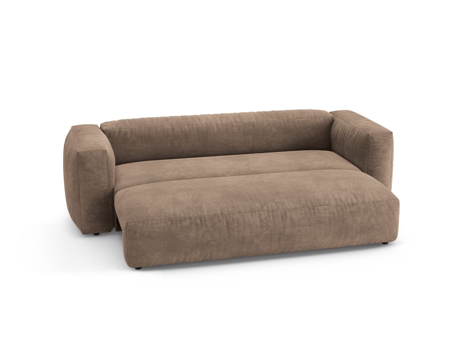 Velvet Sofa With Bed Function, "Martina", 3 Seats, 264x106x75