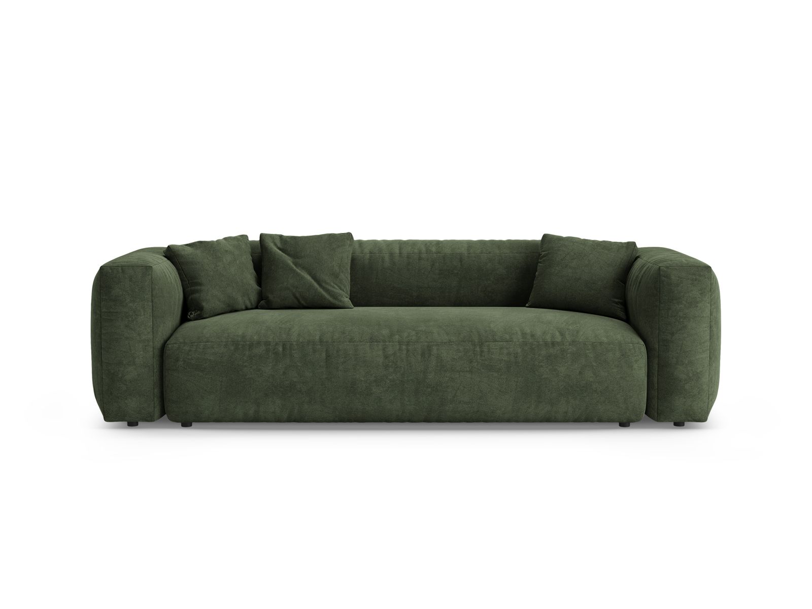 Velvet Sofa With Bed Function, "Martina", 3 Seats, 264x106x75