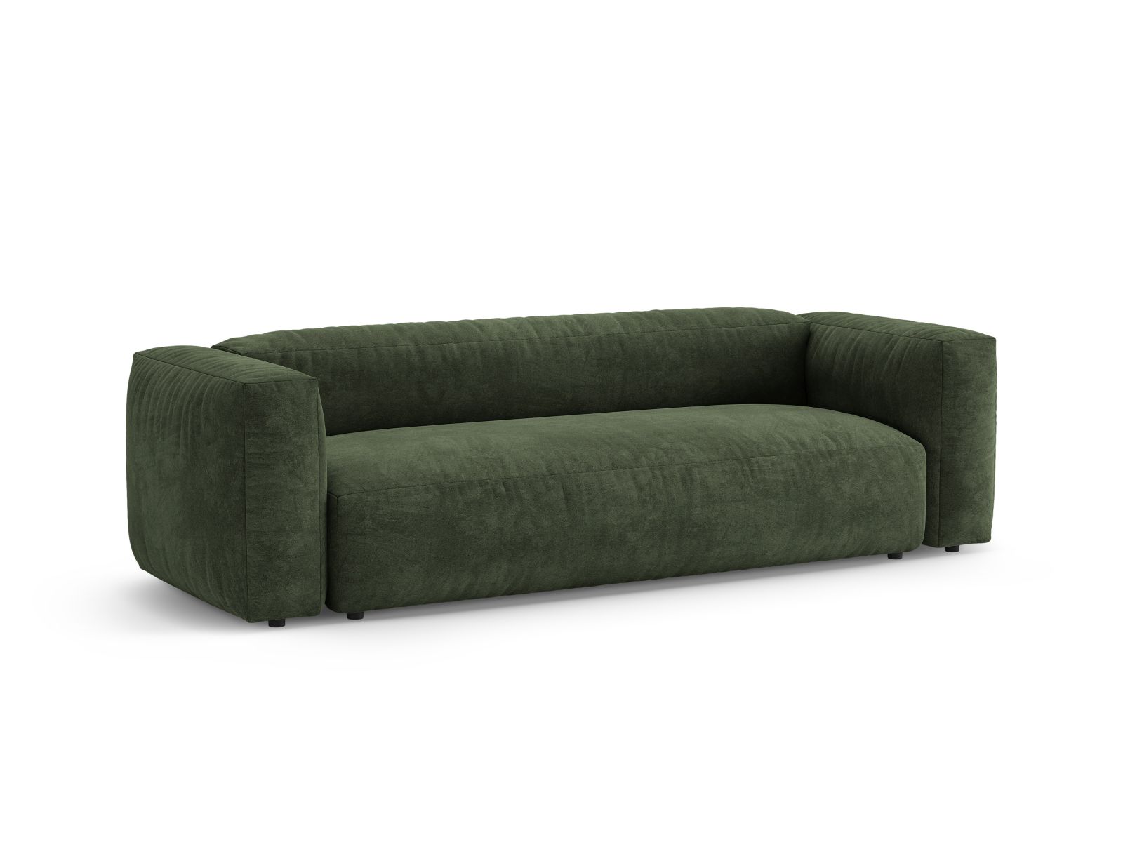 Velvet Sofa With Bed Function, "Martina", 3 Seats, 264x106x75