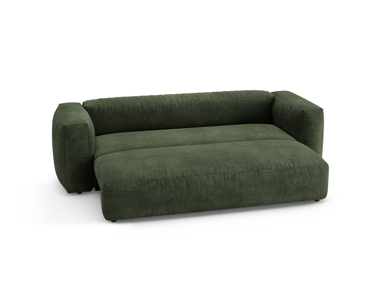 Velvet Sofa With Bed Function, "Martina", 3 Seats, 264x106x75