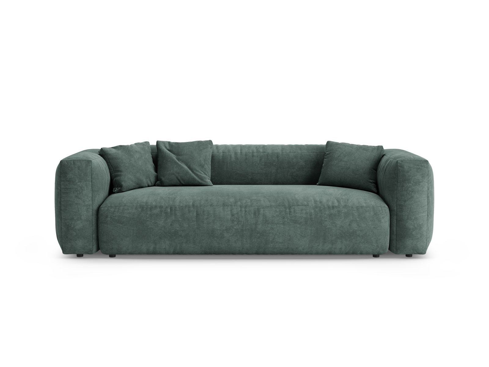 Velvet Sofa With Bed Function, "Martina", 3 Seats, 264x106x75
