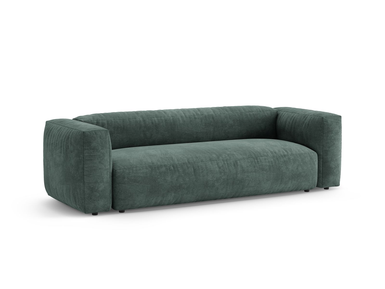 Velvet Sofa With Bed Function, "Martina", 3 Seats, 264x106x75