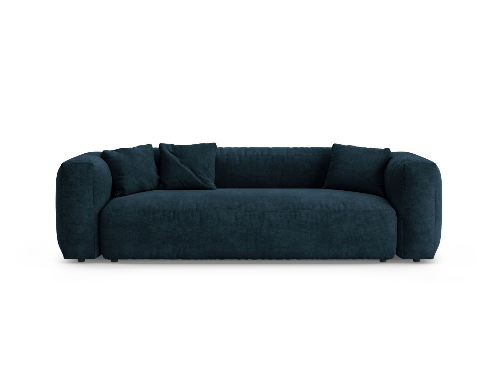 Velvet Sofa With Bed Function, "Martina", 3 Seats, 264x106x75