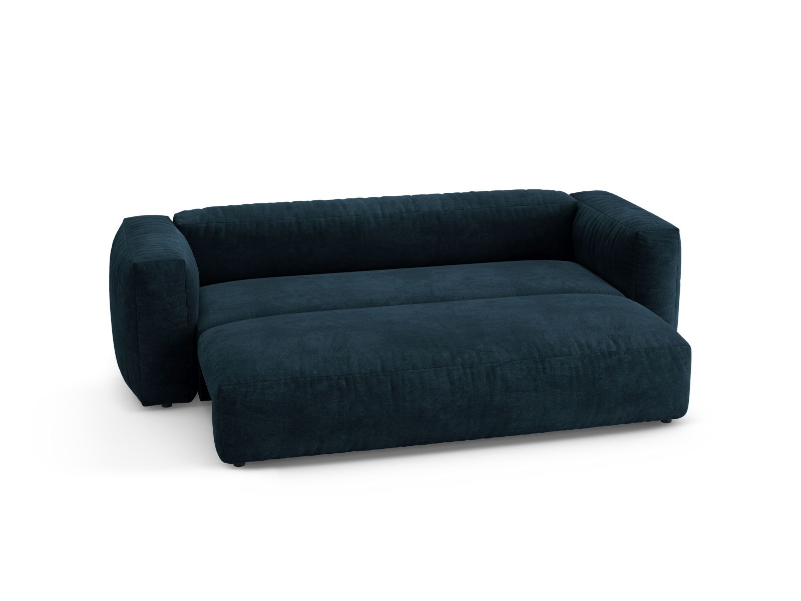 Velvet Sofa With Bed Function, "Martina", 3 Seats, 264x106x75