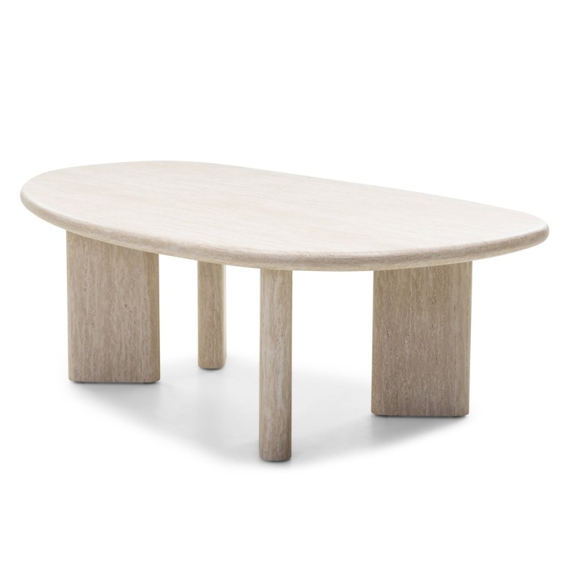 Stolik kawowy Cameron 130 cm, trawertyn