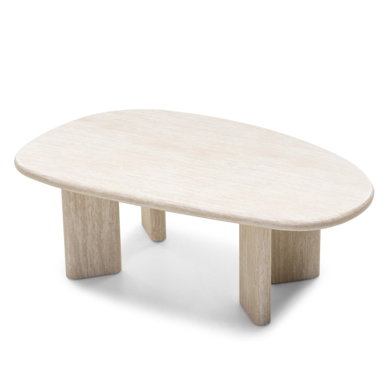 Stolik kawowy Cameron 130 cm, trawertyn