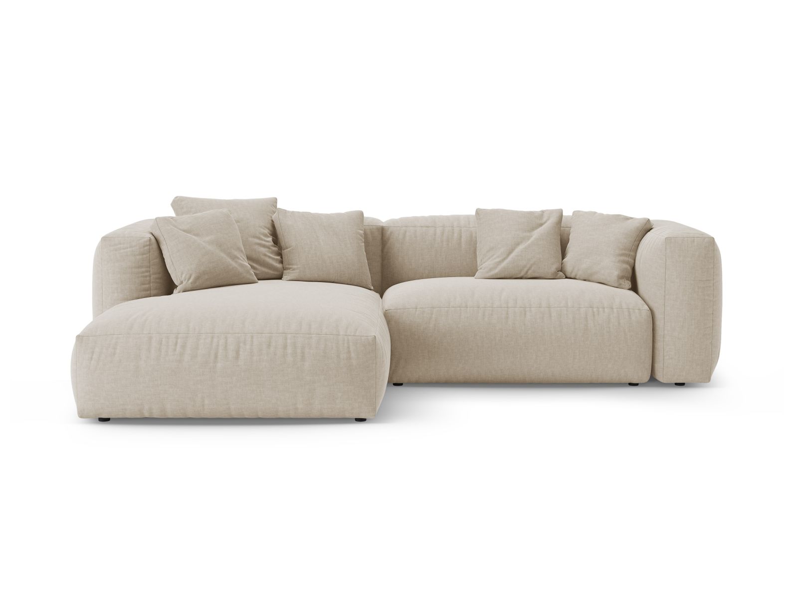 Left Corner Sofa With Bed Function, "Martina", 4 Seats, 280x170x75