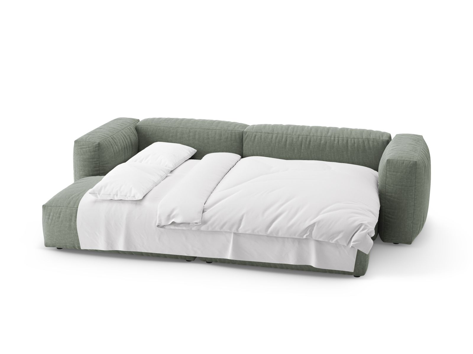 Left Corner Sofa With Bed Function, "Martina", 4 Seats, 280x170x75