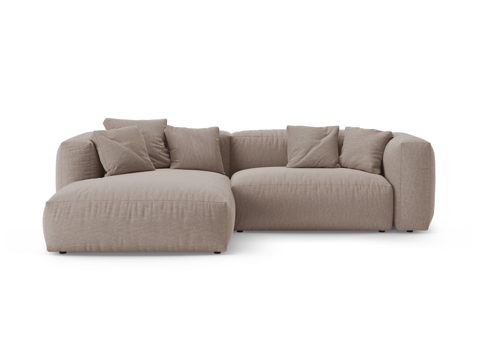Left Corner Sofa With Bed Function, "Martina", 4 Seats, 280x170x75