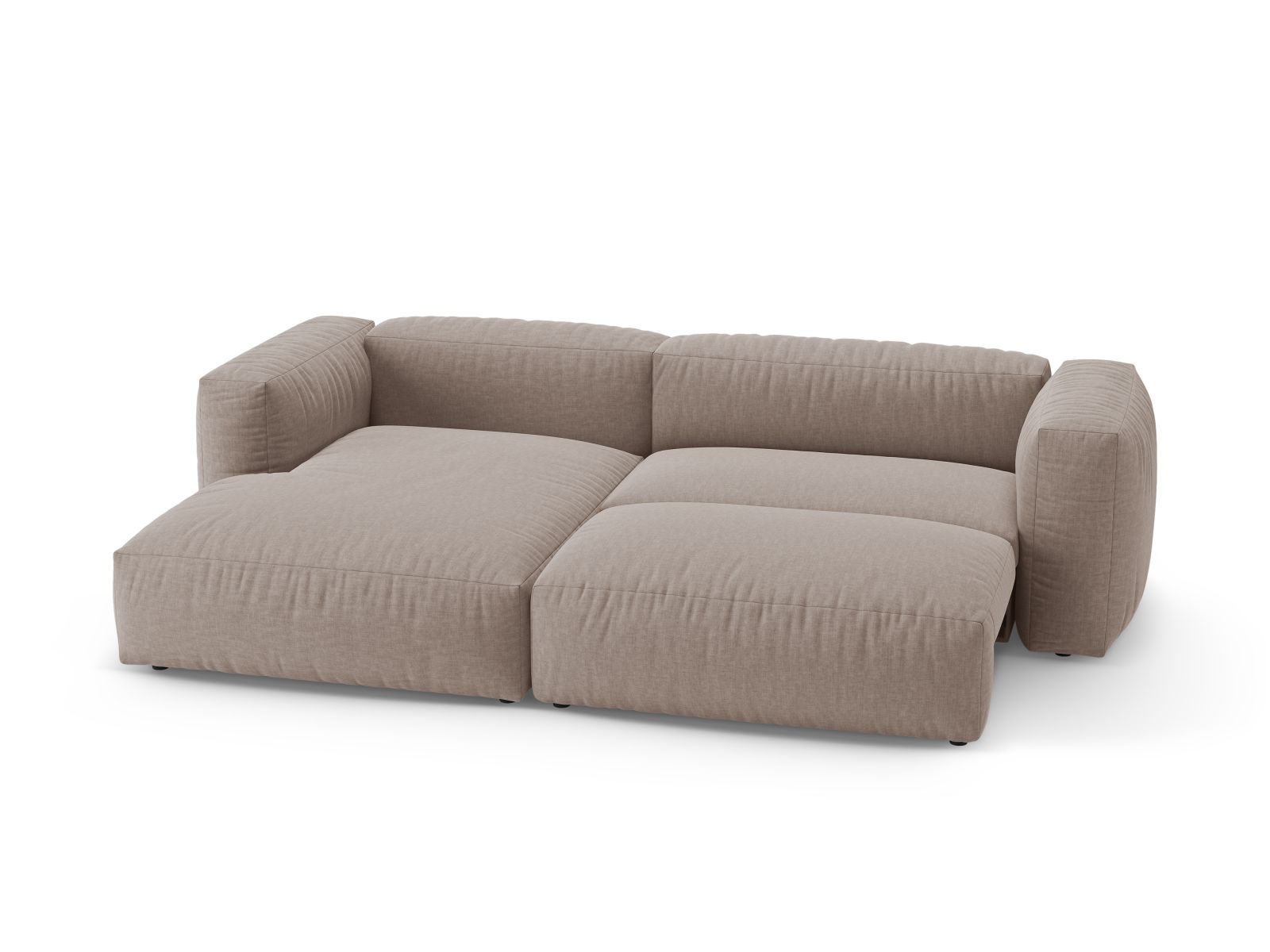 Left Corner Sofa With Bed Function, "Martina", 4 Seats, 280x170x75