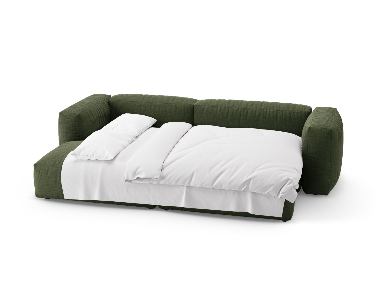 Left Corner Sofa With Bed Function, "Martina", 4 Seats, 280x170x75
