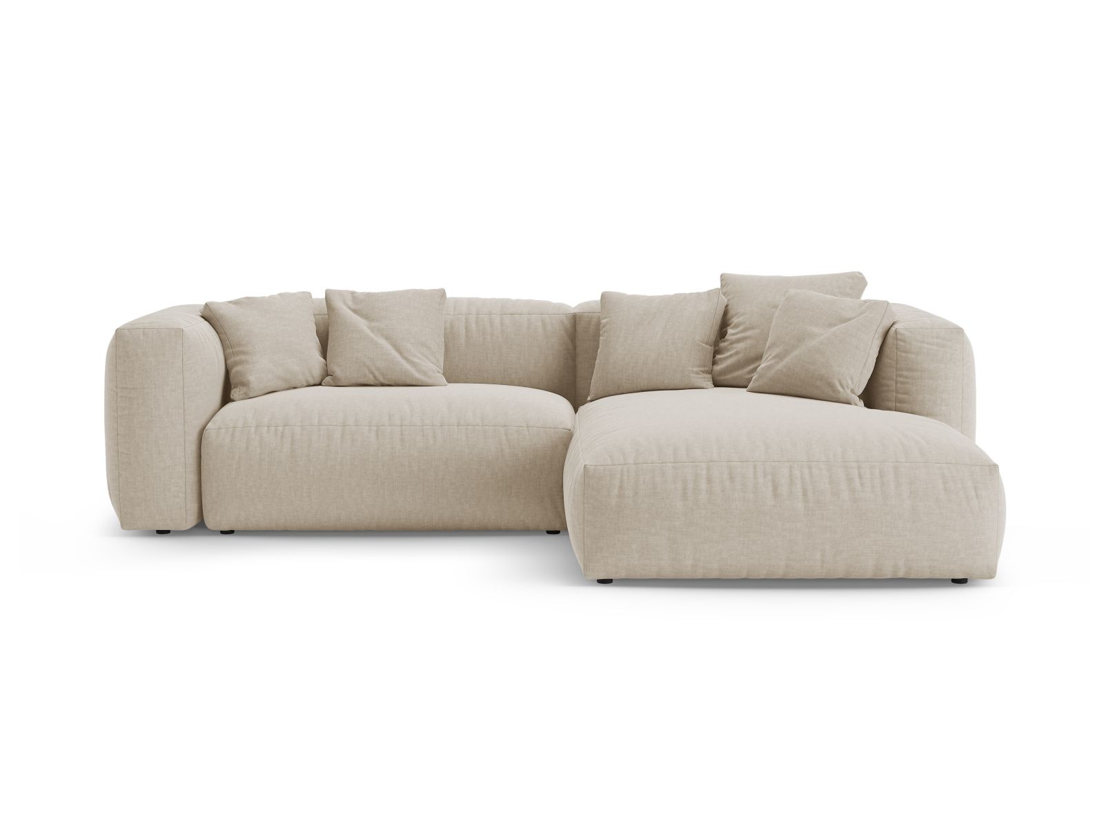 Right Corner Sofa With Bed Function, "Martina", 4 Seats, 280x170x75