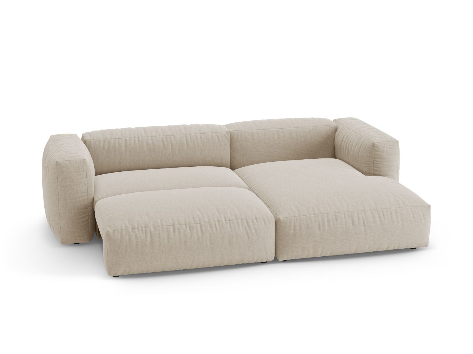 Right Corner Sofa With Bed Function, "Martina", 4 Seats, 280x170x75