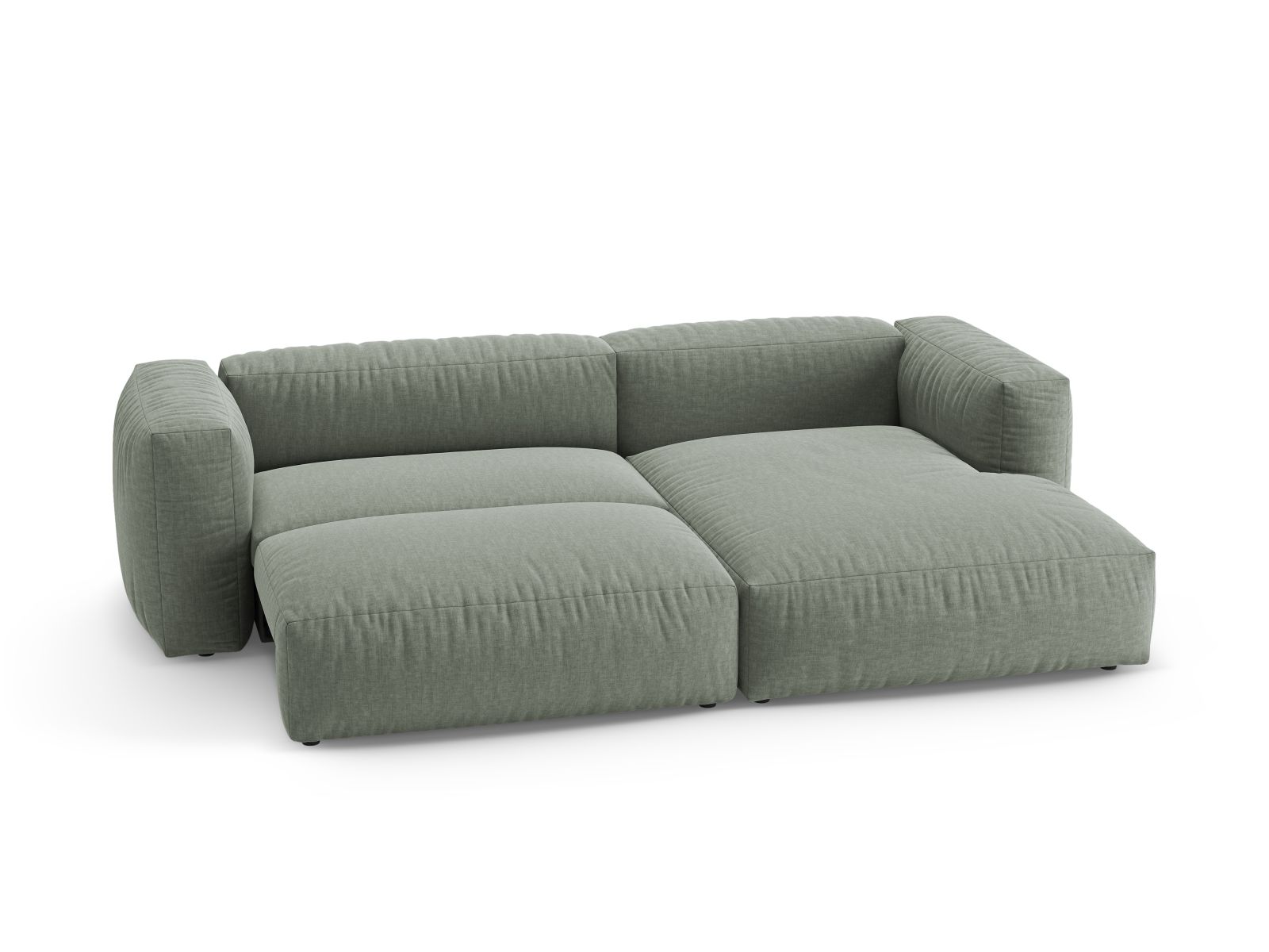Right Corner Sofa With Bed Function, "Martina", 4 Seats, 280x170x75