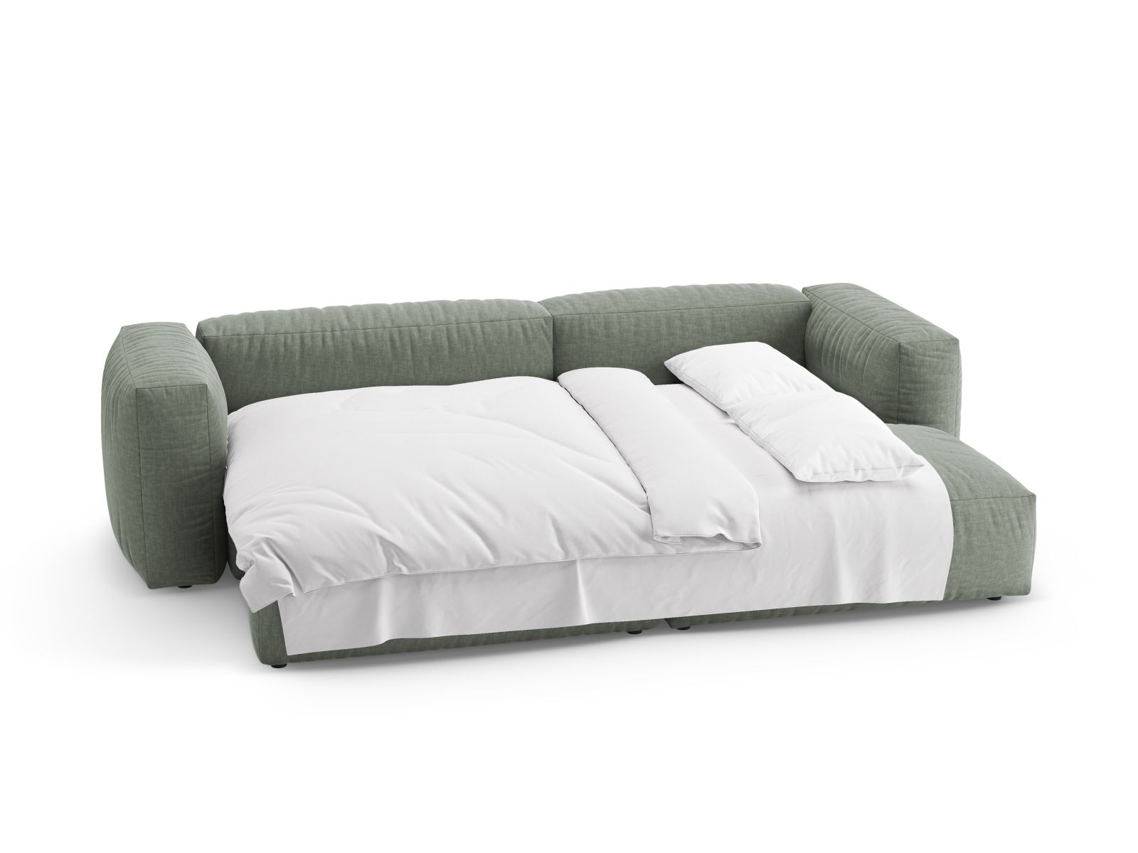 Right Corner Sofa With Bed Function, "Martina", 4 Seats, 280x170x75