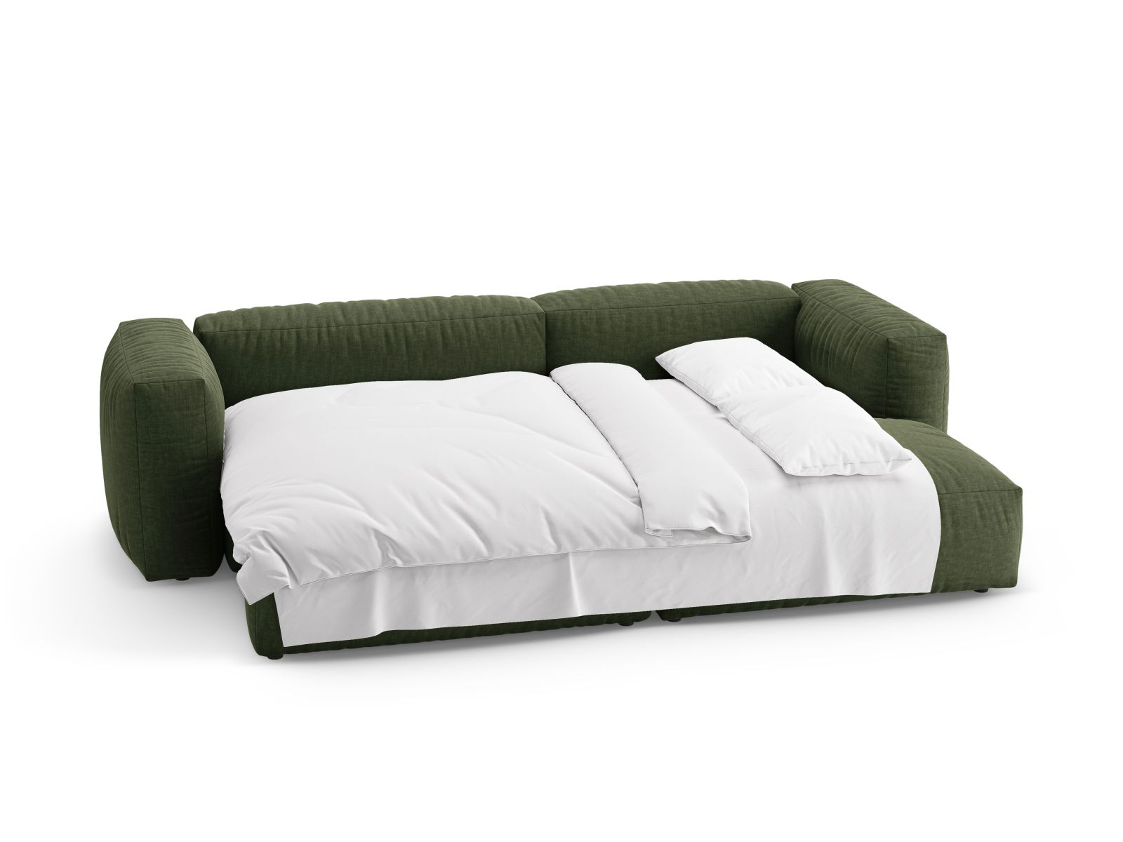 Right Corner Sofa With Bed Function, "Martina", 4 Seats, 280x170x75