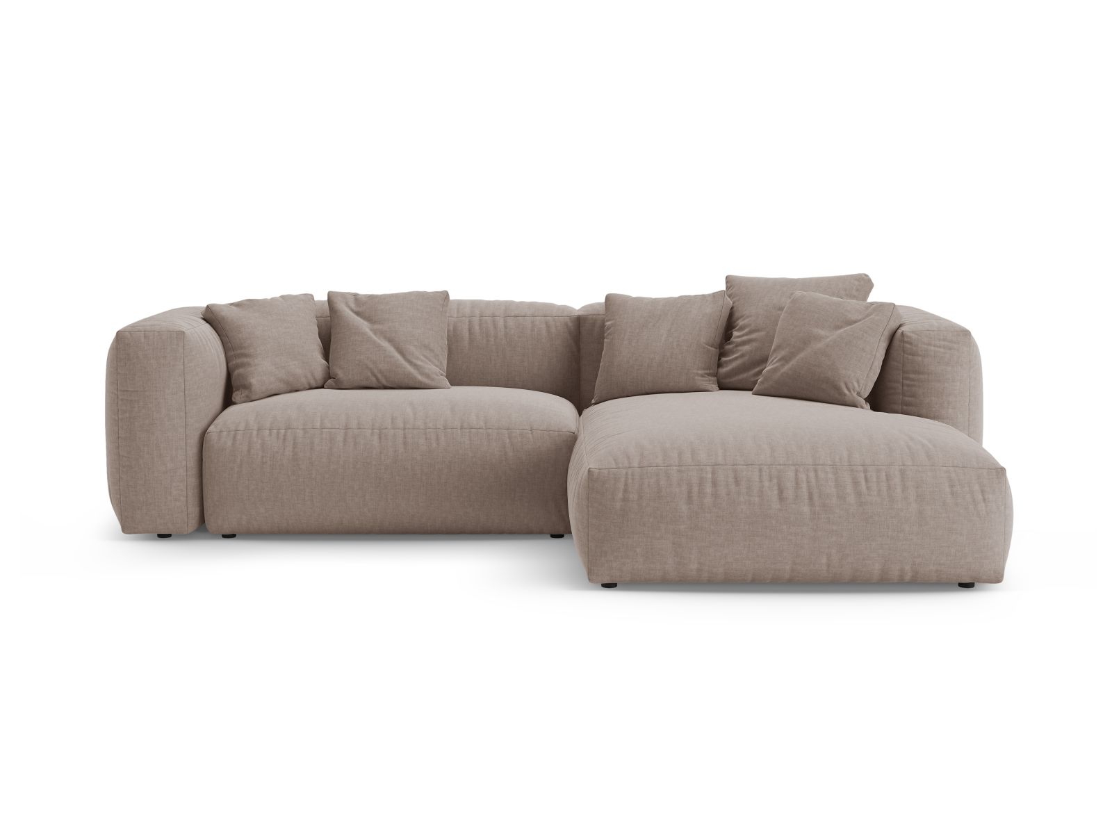 Right Corner Sofa With Bed Function, "Martina", 4 Seats, 280x170x75