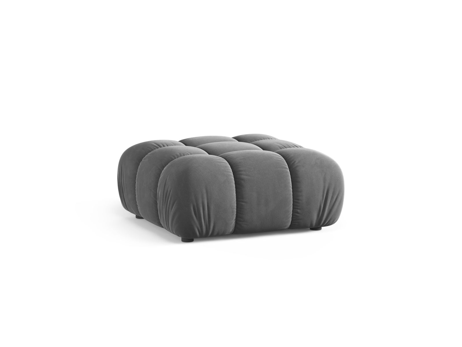Velvet Pouf, "Bellis", 1 Seat, 94x94x43