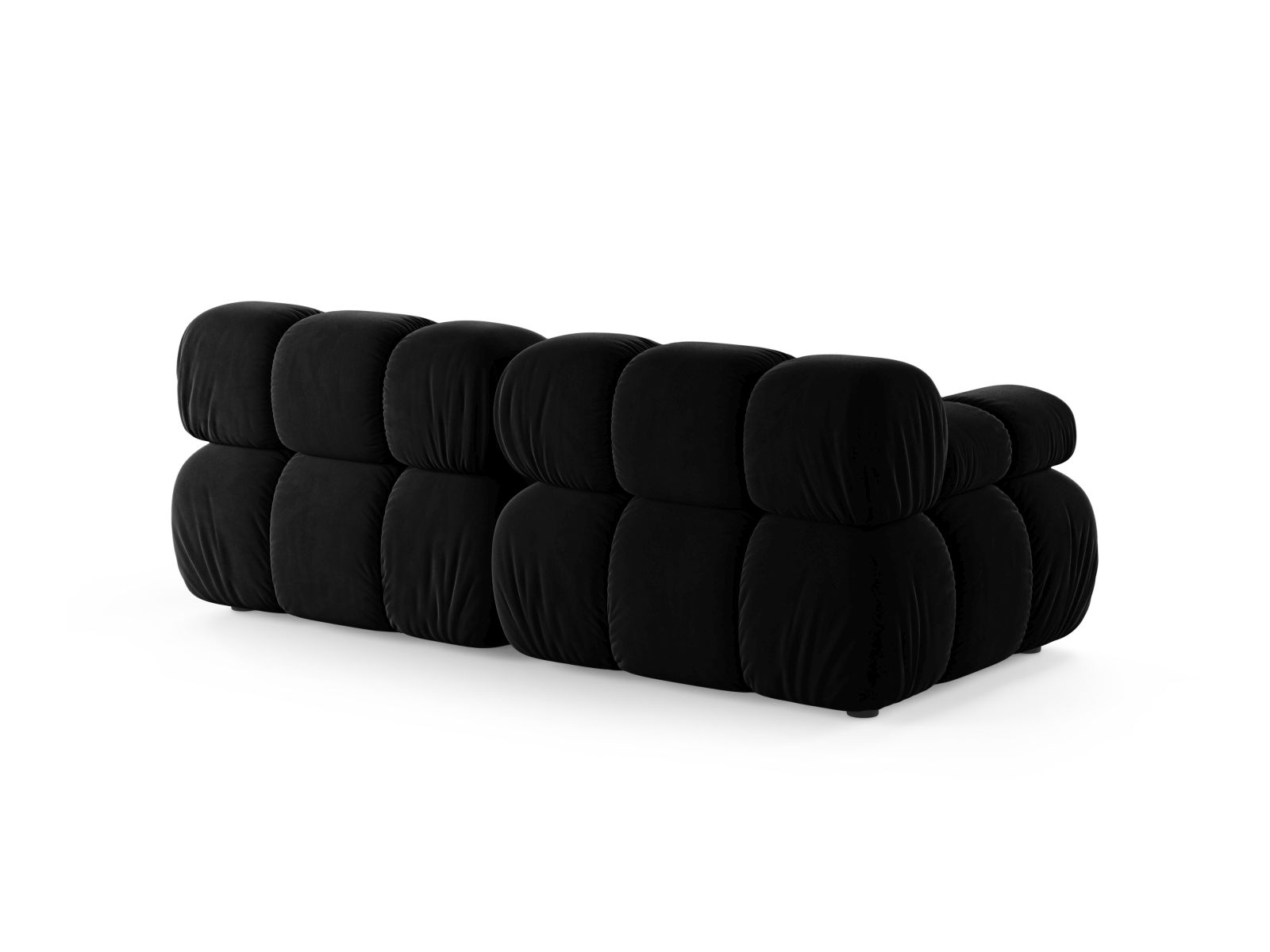Velvet Modular Sofa, "Bellis", 2 Seats, 188x94x70
