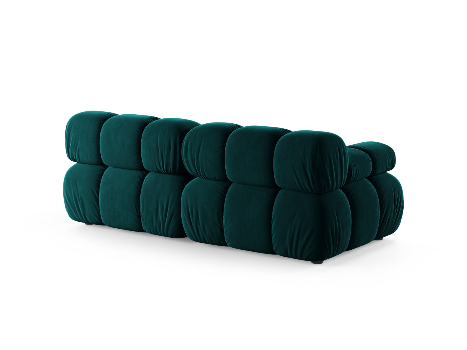 Velvet Modular Sofa, "Bellis", 2 Seats, 188x94x70