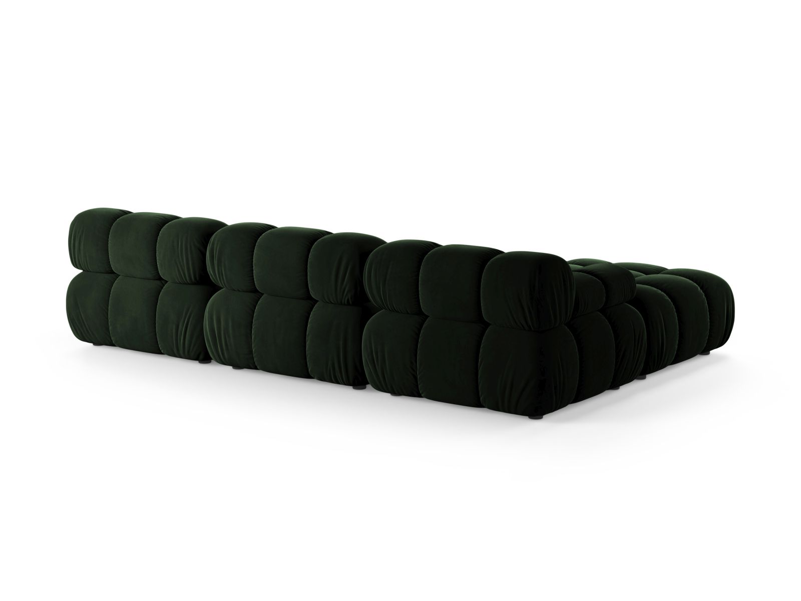 Velvet Modular Sofa, "Bellis", 4 Seats, 282x188x70