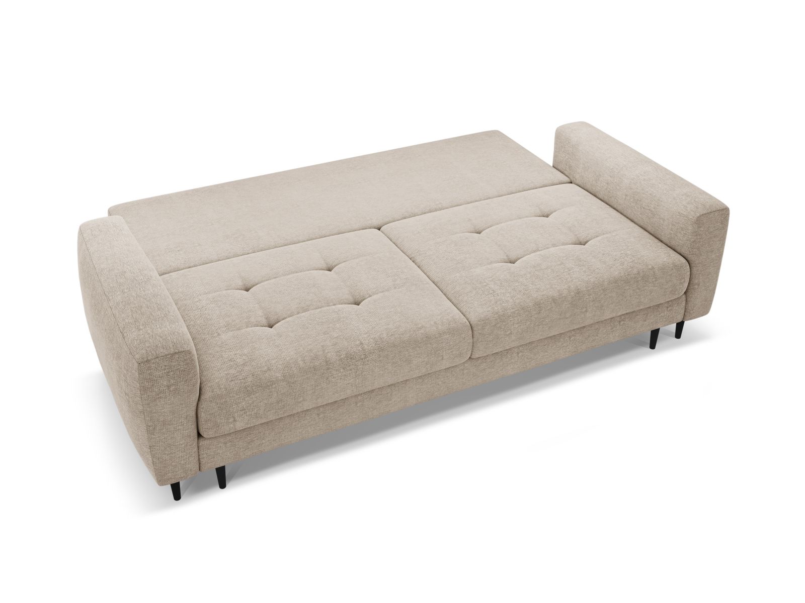 Sofa With Bed Function And Box, "Bemy", 3 Seats, 242x110x92