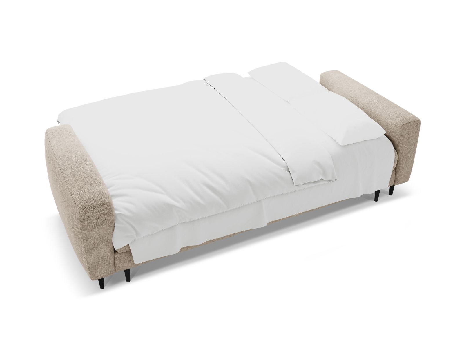 Sofa With Bed Function And Box, "Bemy", 3 Seats, 242x110x92