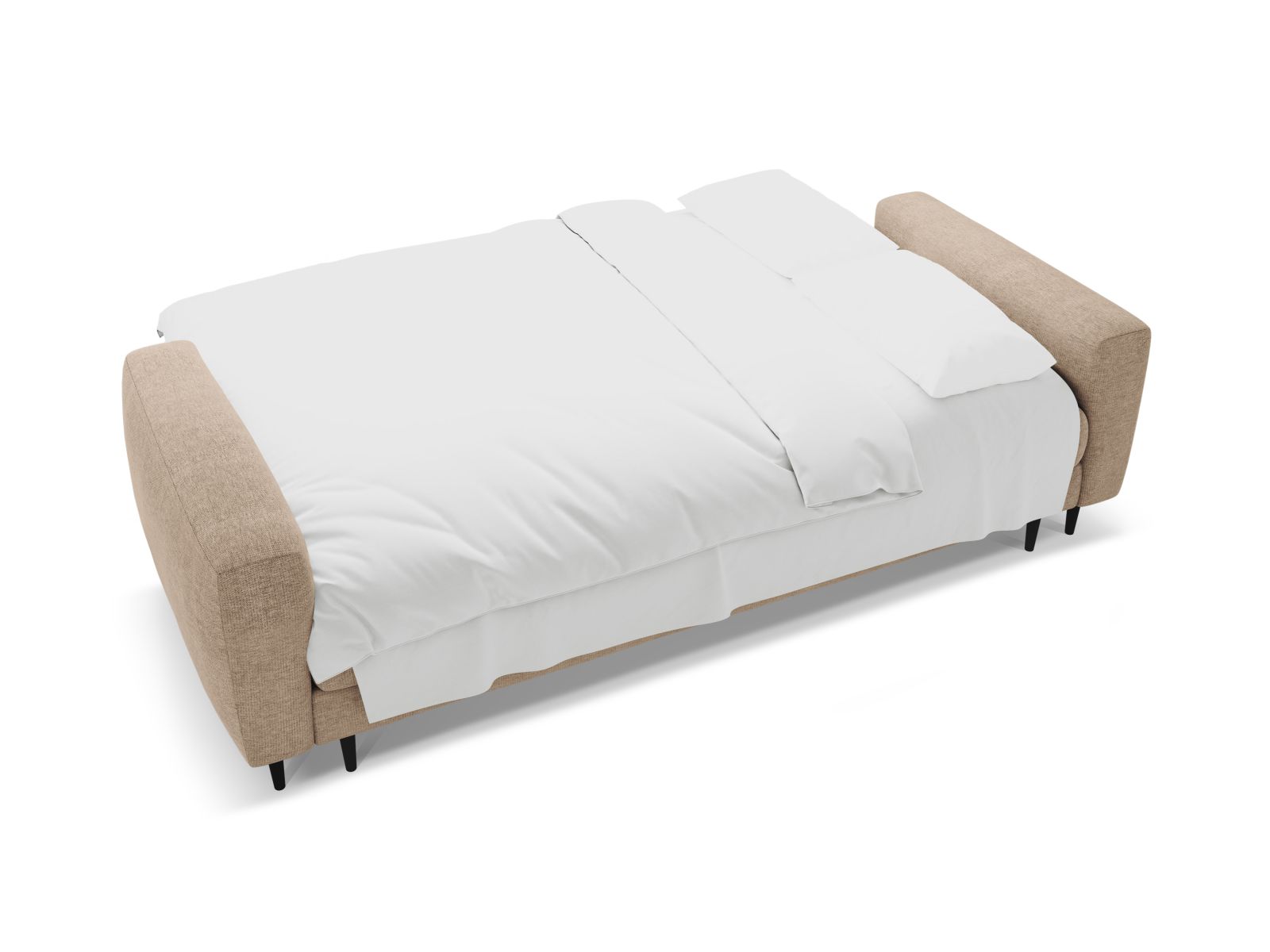 Sofa With Bed Function And Box, "Bemy", 3 Seats, 242x110x92