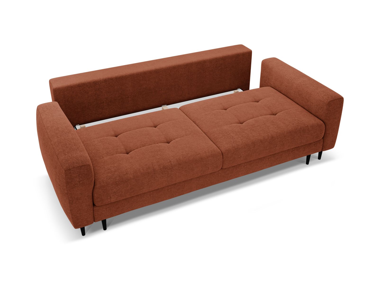 Sofa With Bed Function And Box, "Bemy", 3 Seats, 242x110x92