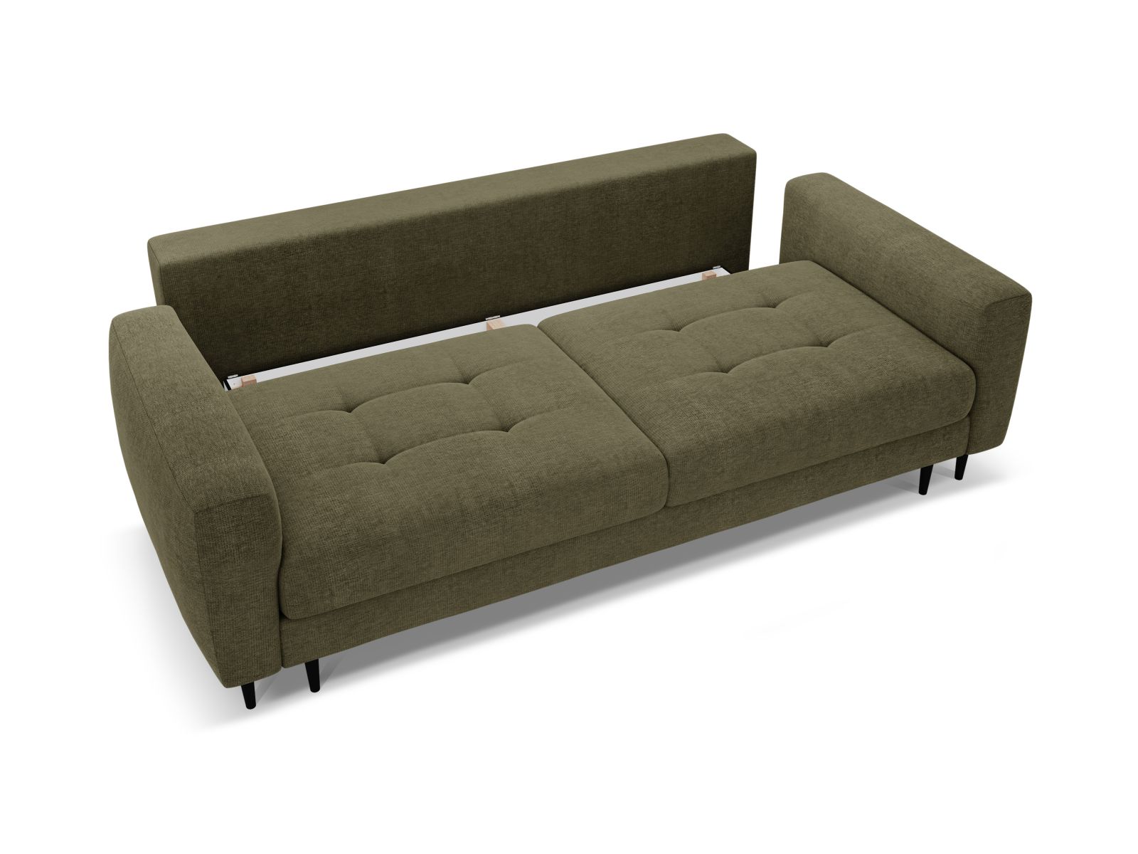 Sofa With Bed Function And Box, "Bemy", 3 Seats, 242x110x92