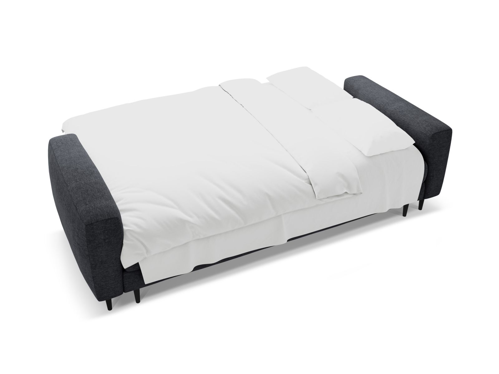 Sofa With Bed Function And Box, "Bemy", 3 Seats, 242x110x92