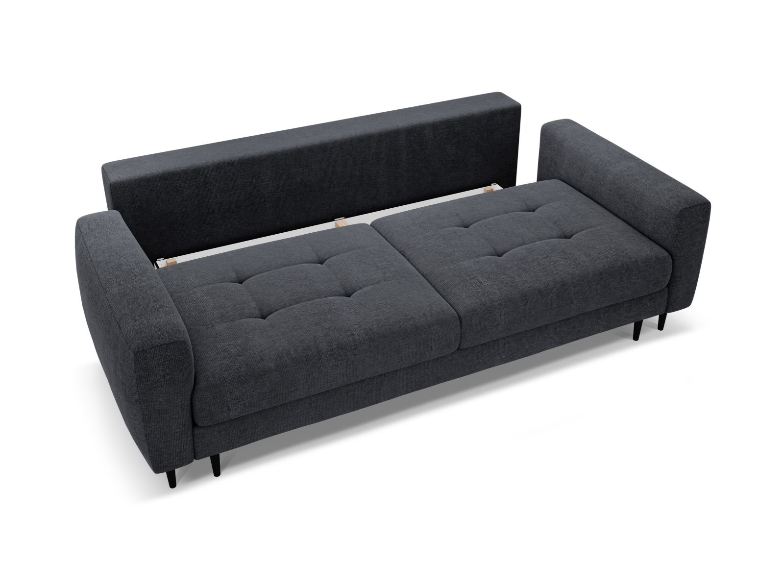 Sofa With Bed Function And Box, "Bemy", 3 Seats, 242x110x92