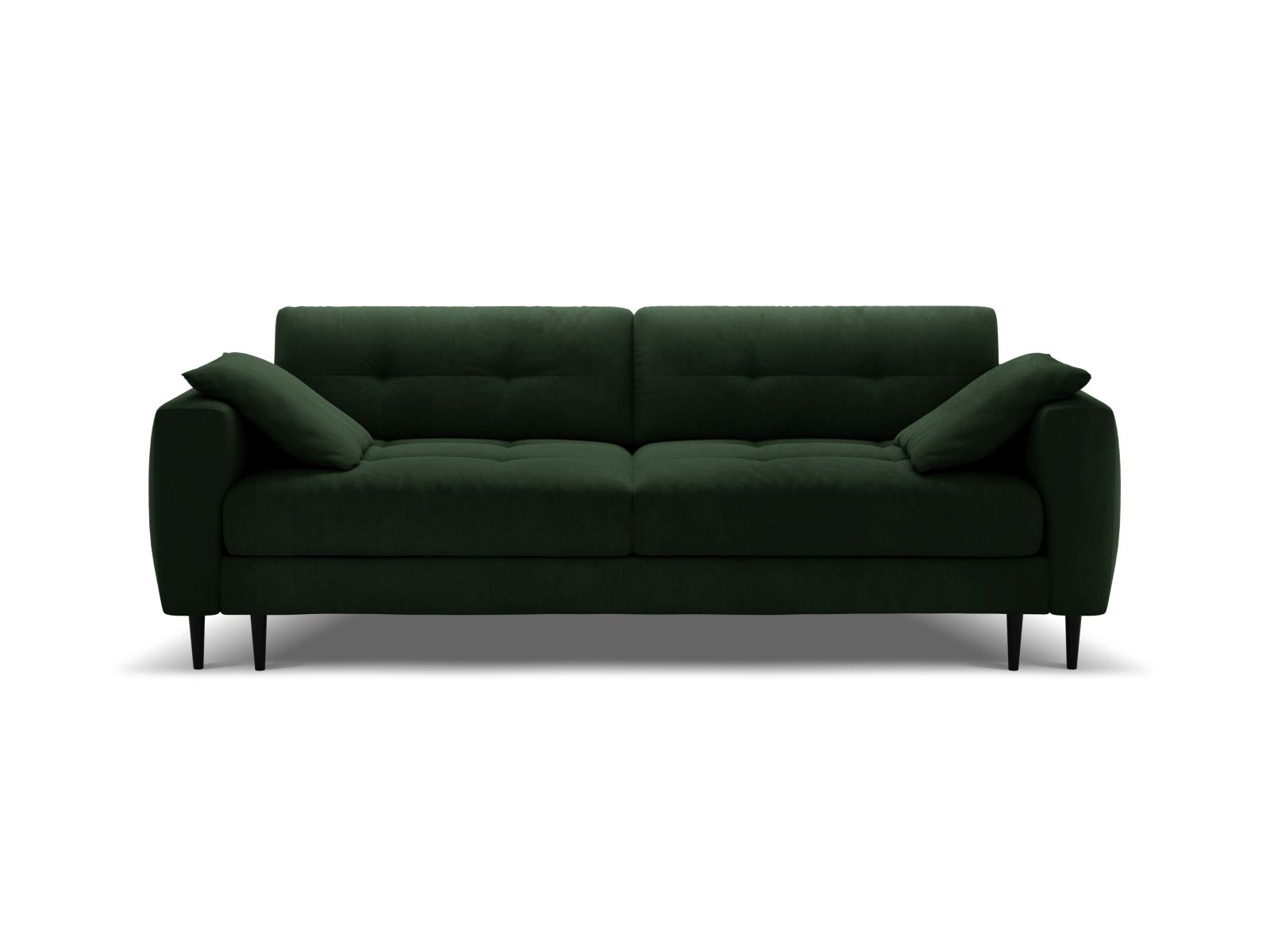 Velvet Sofa With Bed Function And Box, "Bemy", 3 Seats, 242x110x92